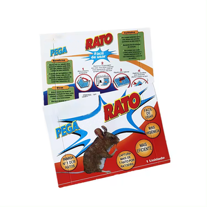 Ratoeira Adesiva Cola Rato Gruda Pega Segura Rato <span class=keywords><strong>Mata</strong></span> cola rato 20 Unidades pour le marché brésilien