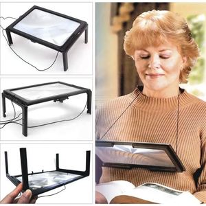 Muestra Gratuita: Lupa de Escritorio Plegable Gigante 3X con 12 LED, Tamaño A4, Manos Libres, con USB para Lectura y Costura - Product Image 5
