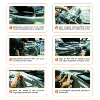 Film de protection de peinture pour voiture en PET, super brillant, couleur rouge métallique changeante, sans effet peau d'orange, anti-jaunissement