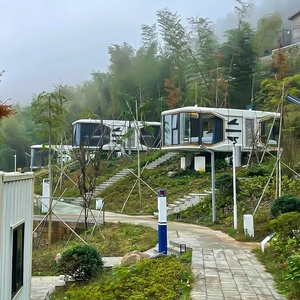 Capsule spatiale futuriste moderne, capsule spatiale circulaire mobile, pièce préfabriquée, maison modulaire prête à l'emploi, maisons portables de Chine - Product Image 6