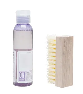 Kit de Cuidado de Calzado Portátil Ecológico de Alta Calidad, Cepillo para Calzado Deportivo Blanco, Limpiador de 4oz, Quitamanchas Neutro - Product Image 1