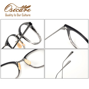 Lunettes De luxe Gafas De Reading Lentes Ordinateur <span class=keywords><strong>Optique</strong></span> Eye Designs Lentes De Titan Hommes Lunettes Titane Acétate Cadres - Product Image 5