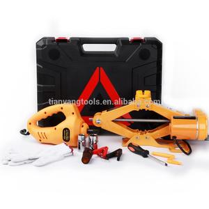 CE ISO DC12V 3T Screw Portable Electric Scissors <strong>Car</strong> <strong>Jack</strong> and Impact Wrench and Durable Air Pump 3in1 <strong>for</strong> Quick Replace Tire - Product Image 3