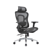 Chaise de bureau ergonomique moderne en maille pour ordinateur, confortable et simple, idéale pour le travail en gros