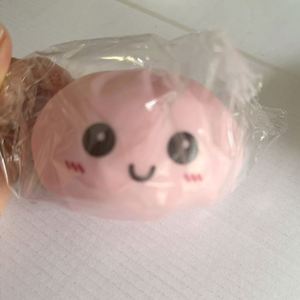 Stress <b>Balls</b> Fidget Sensory Toy Stress Relief Taba <b>Squeeze</b> Dumpling Squishy Rubber Toys Durable Anime Style - Product Image 5