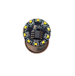 Lumière LED magnétique rotative 10 couleurs avec batterie CR1632 pour modèles, commande par interrupteur magnétique - Product Image 1