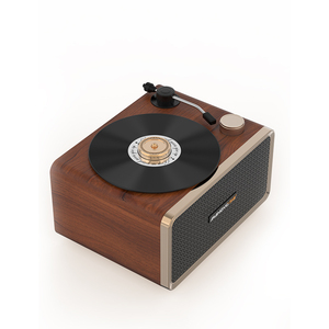 Machine karaoké Manovo <span class=keywords><strong>C1</strong></span> 60W avec structure en bois, 2 micros sans fil et prise en charge du réglage de l'écho Carte AUX/TF/USB/PC - Product Image 2