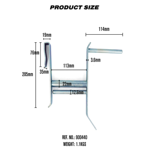 Enrouleur de sangle en acier Enrouleur de sangle de treuil Enrouleur de sangle d'arrimage de cargaison - Product Image 2
