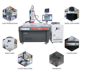 Máquina de Solda a Laser de Fibra CW KBF CNC 3+1 Eixos para Baterias, Barras de Alumínio, Reparo de Moldes de Metal e Aço Inoxidável 3000W 6000W - Product Image 5