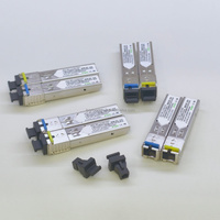 Módulo SFP Simplex SC Monomodo 1.25G de Fábrica, Tx1310nm Rx1550nm, Módulo Transceptor SFP BiDi de 3KM para Convertidor de Medios OLT
