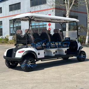 Carrito de Golf Eléctrico de Nuevo Diseño 2025 con Número de Asientos Personalizable para Uso en Campos de Golf, Vecinados, Hoteles y Aeropuertos - Product Image 4