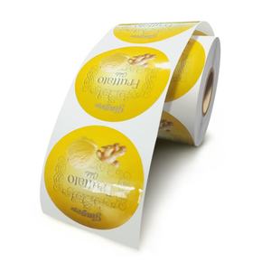 Autocollants en vinyle avec logo argenté ou doré en matériau PP, feuilles d'autocollants personnalisées, prix d'usine LIKEXIN - Product Image 2