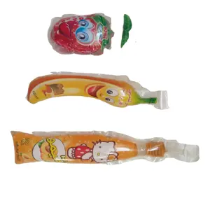 100ml strip shape sword shape clear plastic tube packaging flexible juice pouch bag filling machines