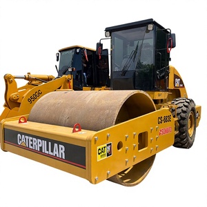 Rouleau compresseur statique à tambour unique Caterpillar CS-683E, moteur diesel, modèle 2018, puissance 185 kW, force de compression 50 KN - Product Image 1
