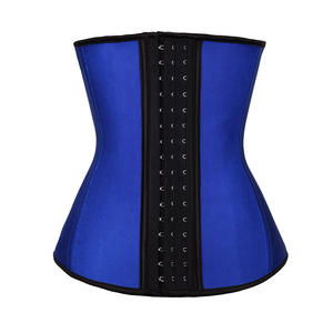 <span class=keywords><strong>Latex</strong></span> 9 acier os colombien liant Corset modélisation sangle minceur corps Shaper sueur ceinture femmes Corset taille formateur - Product Image 1