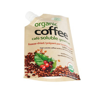 Sac de jus de Fruit, pochette de bec de boisson biologique, sacs pour liquide, Logo personnalisé, qualité alimentaire, plastique PE, pochette de boisson