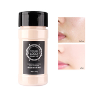 Coctelera de etiqueta privada Botella superior Impermeable Control de aceite Maquillaje facial Polvo de acabado Sin color Sin pigmento Sin perfume Ajuste Suelto