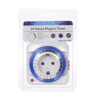 EU/US 24-Stunden-Timer-Schalter, mechanischer, geerdeter, programmierbarer Smart-Countdown-Loop-Schalter, Steckdose mit automatischer Abschaltung