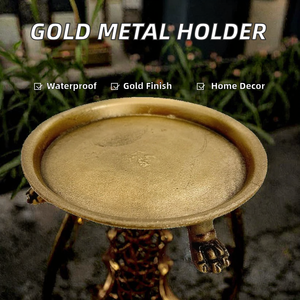 เชิงเทียนเหล็กกันน้ำทำด้วยมือทนทานสำหรับวันเกิดงานแต่งงานคริสต์มาสและอีสเตอร์ของตกแต่งบ้าน - Product Image 2