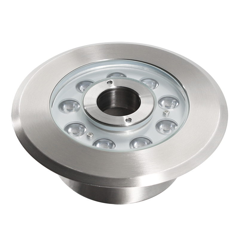 OEM RISE LED IP68 Waterproof RGB RGBW DMX Control AC/DC 12V Garden Pool Fountain Lights Submersible Underwater 304 Stainless