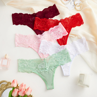 Magasinez la nouvelle culotte taille basse en dentelle à motif de huit couleurs en option pour dame tongs respirantes sexy en gros