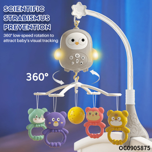 Cama musical multifuncional <span class=keywords><strong>para</strong></span> bebé recién nacido, campana móvil con control remoto <span class=keywords><strong>para</strong></span> <span class=keywords><strong>cuna</strong></span> <span class=keywords><strong>de</strong></span> bebé con música y proyección - Product Image 3