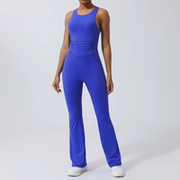 Combinaison de yoga moulante à séchage rapide pour femme, nouvelle collection, effet push-up fessier et légèrement évasée, idéale pour le sport et le fitness