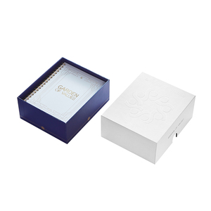 High Quality Game Card Package Rigid White Two Piece <b>Box</b> Coated Paper Insert Emboss Logo for Gift <b>Box</b> - Product Image 2