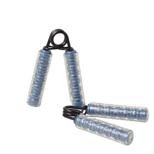 Poignées de musculation personnalisées avec logo, outil de renforcement populaire pour les sportifs, poignée transparente - Product Image 1
