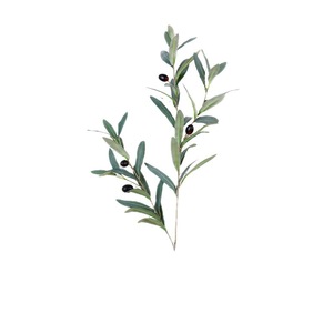 Planta de Olivo Artificial QIHAO de 95 cm con Hojas de Plástico y Frutos, Decoración para Interiores del Hogar - Product Image 5