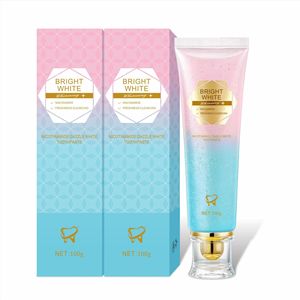 Làm mới đôi màu kem đánh răng 100g làm trắng với nicotinamide lâu dài hơi thở tươi mát - Product Image 4
