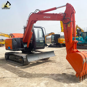 Hitachi ZX70 a utilisé la mini excavatrice pour des projets de construction urbaine Condition de la meilleure qualité avec l'oscillation nulle de queue et les voies en caoutchouc - Product Image 2