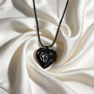 Wholesale 18K PVD Gold Plated Stainless Steel Heart Harmmered Pendant Necklace Waterproof Tarnish Free Romantic Women' s <strong>Jewelry</strong> - Product Image 3