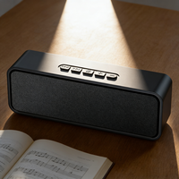 Vente flash : Mini enceinte portable 10W avec basses puissantes, double haut-parleur, batterie intégrée, appels mains libres, prise en charge AUX/USB/TF/TWS, AC S11