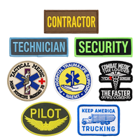 Écussons brodés personnalisés pour uniformes professionnels – Titres de poste, différentes métiers, thermocollants