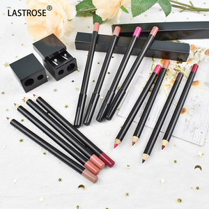Vente directe d'usine Lip Liner Pack Private Label Professional Waterproof Eyebrow Eyeliner Pencil avec Sharpener Lip Liner Set - Product Image 2