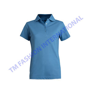 Uniforme scolaire personnalisé grande taille, très vendu, avec logo, en coton tricoté respirant de haute qualité pour chemise femme et unisexe - Product Image 1