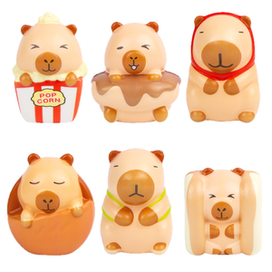 ของเล่นบีบคลายเครียดรูปคาปิบาร่า ทำจากโฟม PU เป็นมิตรกับสิ่งแวดล้อม สำหรับเด็กอายุ 5-7 ปี ช่วยลดความวิตกกังวล และดีไซน์แบบคืนตัวช้า - Product Image 1