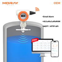 Sensor de Nivel de Líquido para Tanques de Agua y Combustible Moray 6001R OEM MQTT HTTP 4G LoRaWAN, Transmisor Inalámbrico con Sensor de Radar, Alimentado por Batería