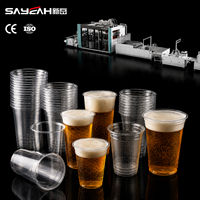 SY-850B Automatische PP PET Koude Drankjesbekers Maakmachine Plastic Beker Thermoformmachine voor Transparante Bierbekers