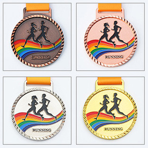 Medalla Deportiva de Metal Personalizada, Diseño Propio, de Aleación de Zinc, 3D, Dorada, para Maratón, Venta al Por Mayor - Product Image 6