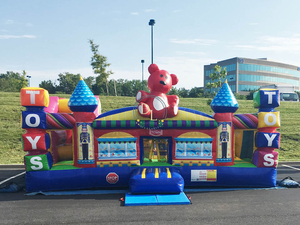 Thương mại <span class=keywords><strong>Inflatable</strong></span> lâu đài <span class=keywords><strong>bouncy</strong></span> combo vui vẻ thành phố sân chơi công viên giải trí đồ chơi thị trấn <span class=keywords><strong>Inflatable</strong></span> playland - Product Image 5