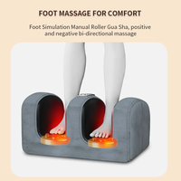 Soulager la fatigue chauffage vibration Gonflable gasbag massage épaule, cou, dos, hanche, jambe Tapis de massage matelas de massage