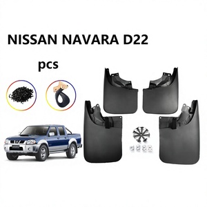 Garde-boue en plastique noir pour Nissan D22 2002-2015, déflecteur de pneu avant et arrière pour Navara NP300 MT, transmission manuelle - Product Image 5