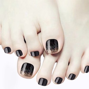 Fengshangmei – Faux ongles scintillants en forme d'étoile à coller, pour les orteils et les doigts, couverture complète en ABS, longueur courte, pré-conçus - Product Image 5