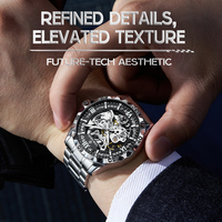 Montre mécanique automatique pour homme LOUIE JUELEN, nouvelle génération, étanche, lumineuse, style business décontracté