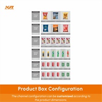 Distributeurs automatiques de snacks et de boissons XY, petit distributeur automatique pour fabricants, à porte unique pour nous
