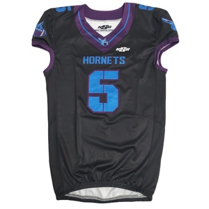 Vente en gros de maillots de football américain personnalisés sergé d'uniformes de football américain de haute qualité - Product Image 1