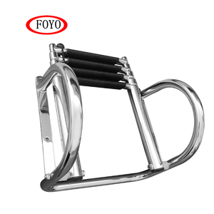 FOYO Echelle de bateau ponton à <span class=keywords><strong>4</strong></span> <span class=keywords><strong>marches</strong></span> en gros Echelle de pont de bain personnalisée à usage intensif <span class=keywords><strong>avec</strong></span> pédale Echelle de main courante - Product Image 2