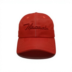 Casquette de baseball A-Frame personnalisée avec logo, 6 panneaux, broderie 3D, performance, pour homme, profil moyen, structurée, vente en gros - Product Image 1